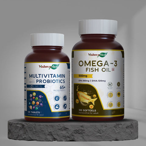 Multivitamin for Men + Omega-3 Fish Oil Combo